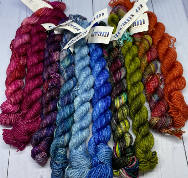 Pretty Minis - Smooshy with Cashmere Miniskein Club - Single Skeins