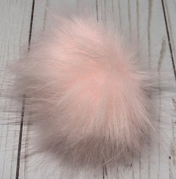 Medium Faux Fur Snap On Pom Poms – Quixotic Fibers