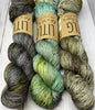 EFFUARY Quindici Shawl Kit - Moon Merino/Silk - Loch Corrib/Oxidized