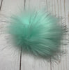 Medium Faux Fur Snap On Pom Poms