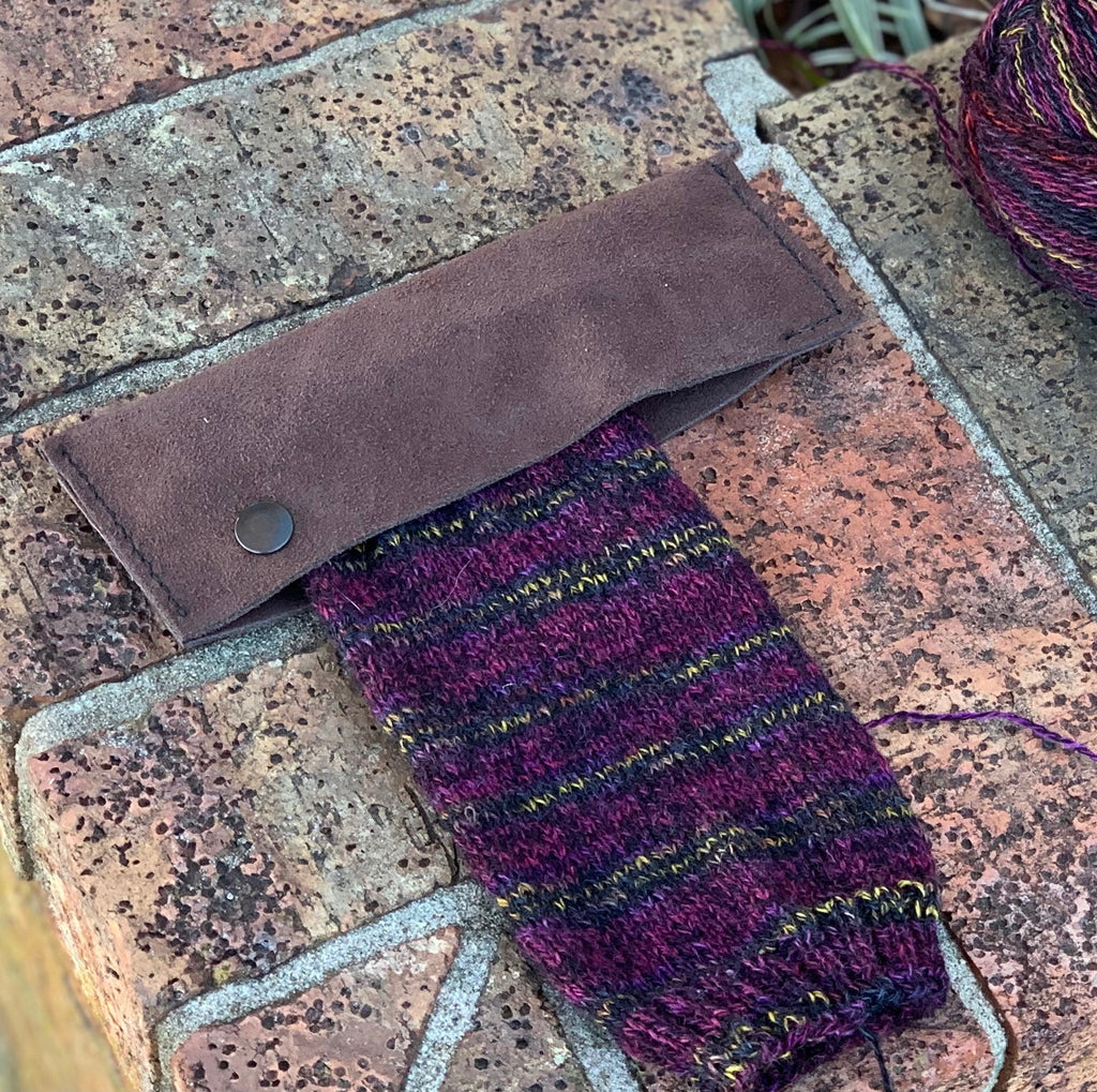 Real Leather DPN holders, for 4" to 6" needles