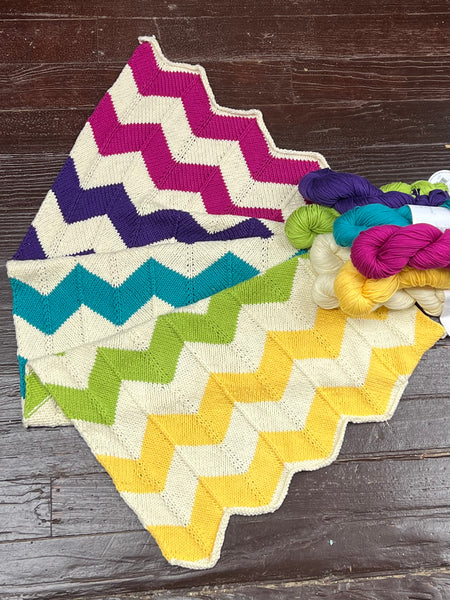 Chevron Baby Blanket Kit - Cotton Supreme