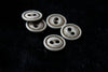 Round Metal  Button - Antique Tin - 11 and 15 mm