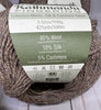 Sweater Deal: V Neck Boxy Sweater Knitting Kit - Kathmandhu Fingering - Oyster - Up to 4XL