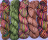 Nightshift Shawl Kit - Urth Uneek and Monokrom Combinations