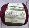 Sweater Deal: V Neck Boxy Sweater Knitting Kit - Kathmandhu Fingering - Brick - Up to 4XL