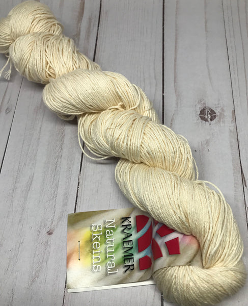 Patti US Organic Combed Cotton Fingering Weight Undyed Yarn – Quixotic  Fibers