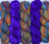 Nightshift Shawl Kit - Urth Uneek and Monokrom Combinations