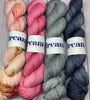 Casapinka Mindless KAL Shawl Kit - Your Slip is Showing - Smooshy with Cashmere