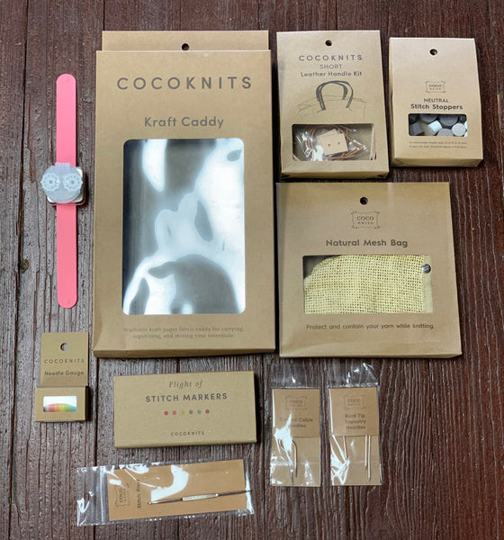Cocoknits Kraft Caddy Plus Gift Set
