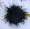 Large Faux Fur Snap On Pom Poms