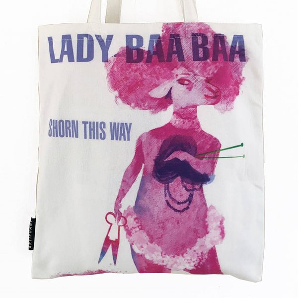Lady BaaBaa Tote Bag