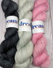 EFFUARY Quindici Shawl Kit - Smooshy with Cashmere - Pinky Pearl