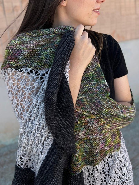 Polyphony Shawl Kit - Smooshy with Cashmere