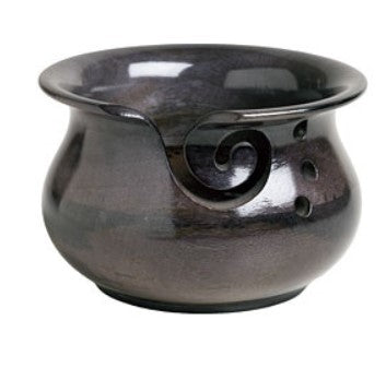 Knit Picks Yarn Bowls - Mango Wood - Black