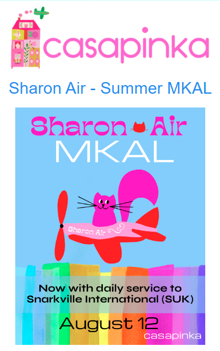 Coming in August: Casapinka's Sharon-Air MKAL!