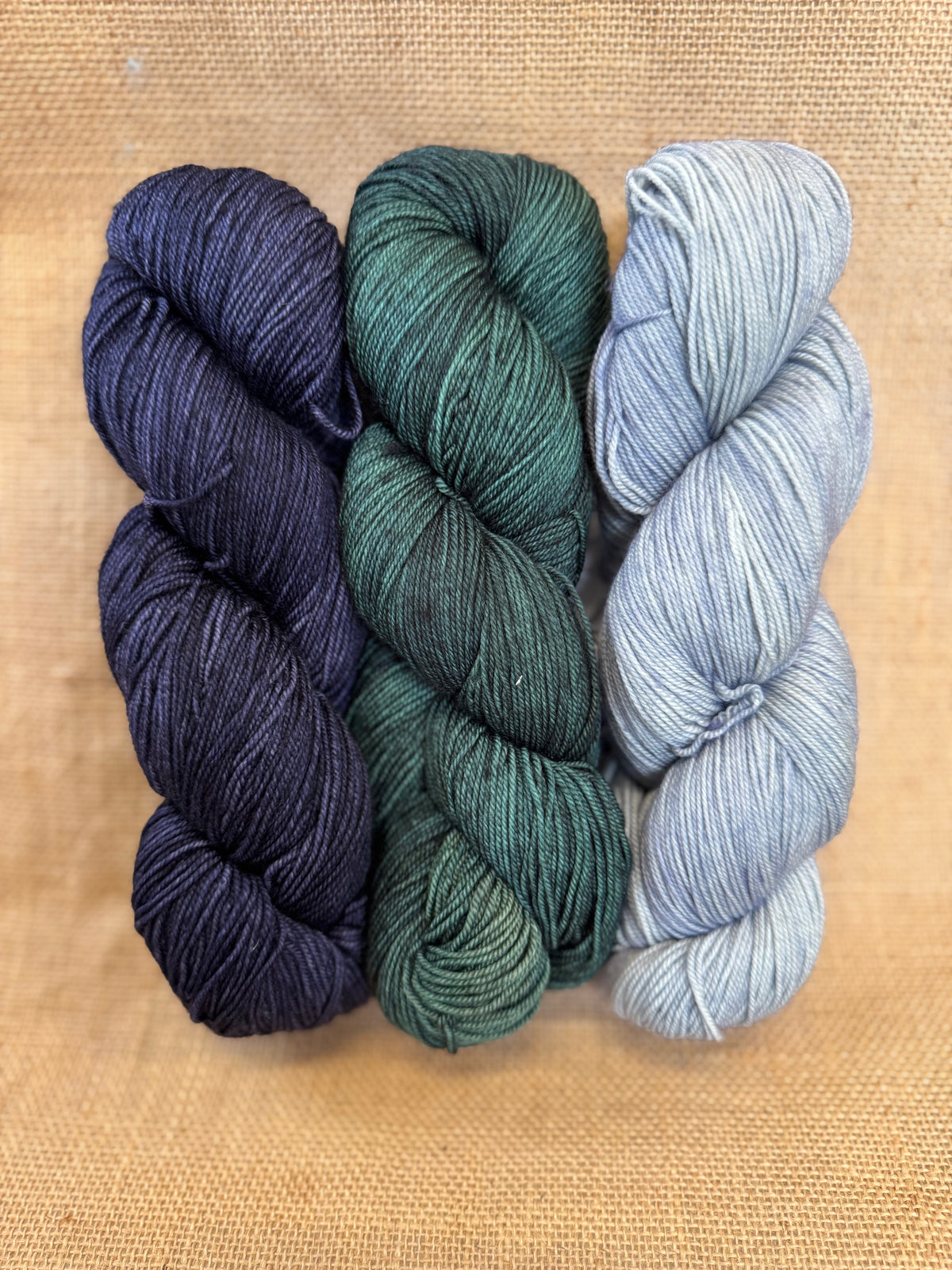 Casapinka Hiss and Vinegar MKAL 2025 - Malabrigo Sock - Polar Morn