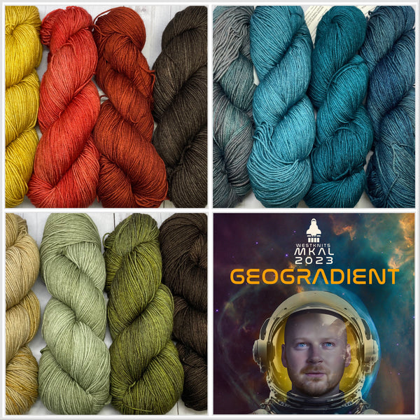 Geogradient - Westknits MKAL 2023 Kit - Malabrigo Sock