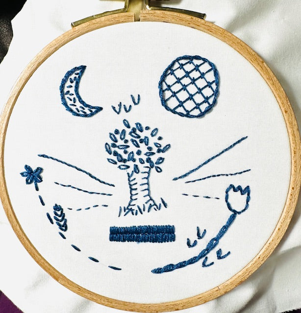 Beginner Embroidery - Saturday March 3 - 10:30am-3pm