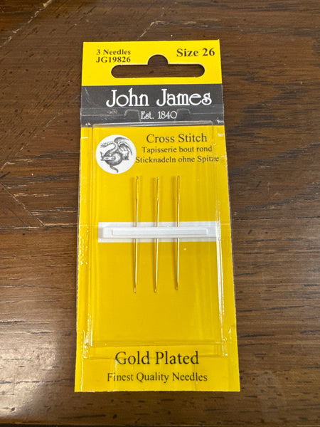 John James Gold Tapestry Needles #26