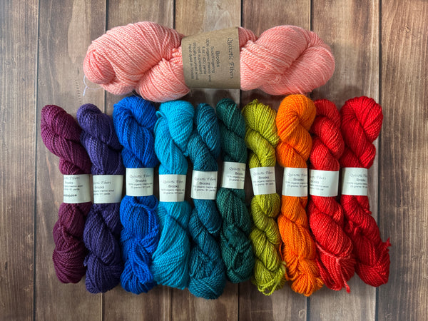 Casapinka Tabby Road KAL Kit - Brights - Coral Me Happy