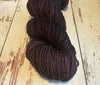 dark plum skein of yarn