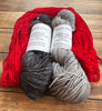 Sweather Weather Gnome MKAL Kit DK/Worsted - Grays/Red