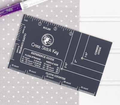Cross Stitch Key and Guide