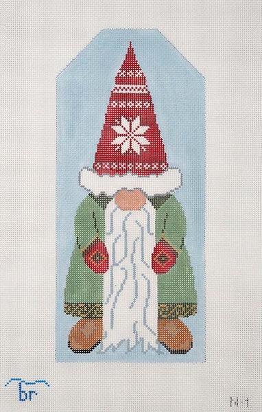 Norwegian Nisse Needlepoint Canvas