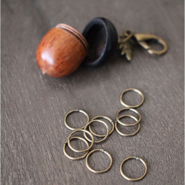 Little Acorn Stitch Marker Keeper