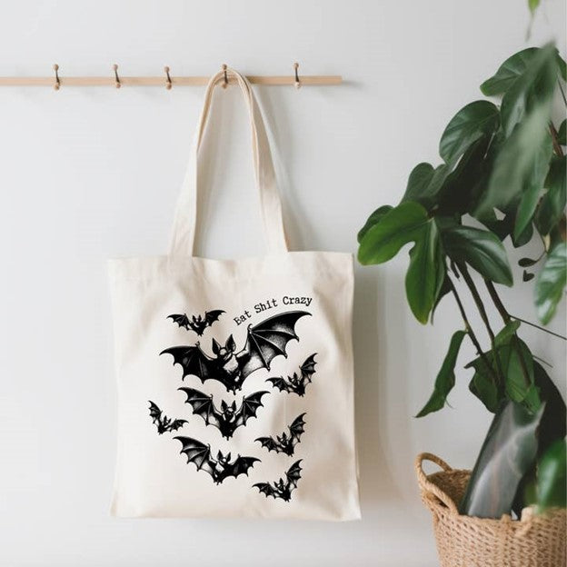 Bat Sh*t Crazy Canvas Tote Bag