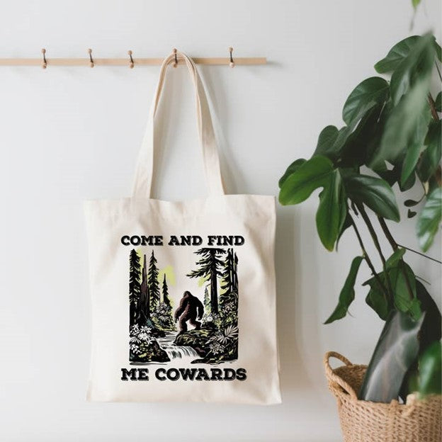 Come and Find Me Canvas Tote Bag