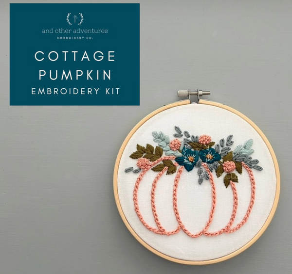 Embroidery Kit - Cottage Pumpkin