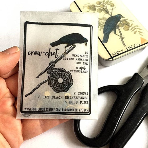 Crow-Chet Stitch Marker Pack