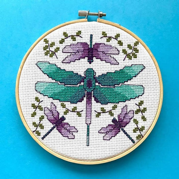 Dragonflies Counted Cross Stitch Kit