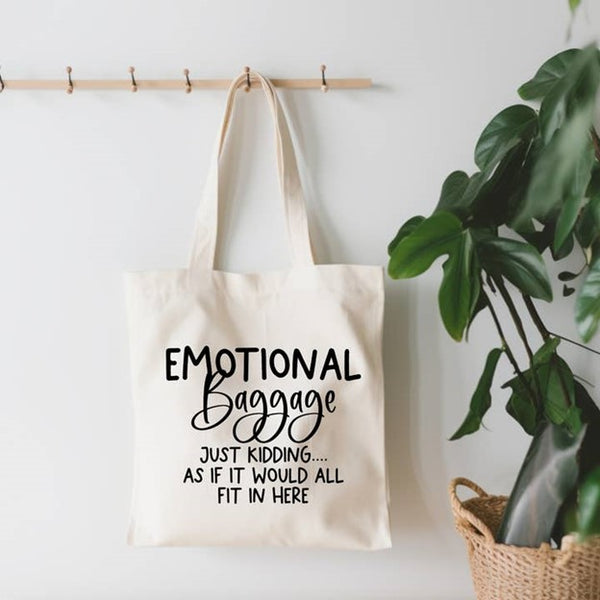 Emotional Baggage Canvas Tote Bag