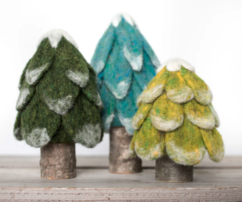 Evergreen Trees Needle Felting Kit