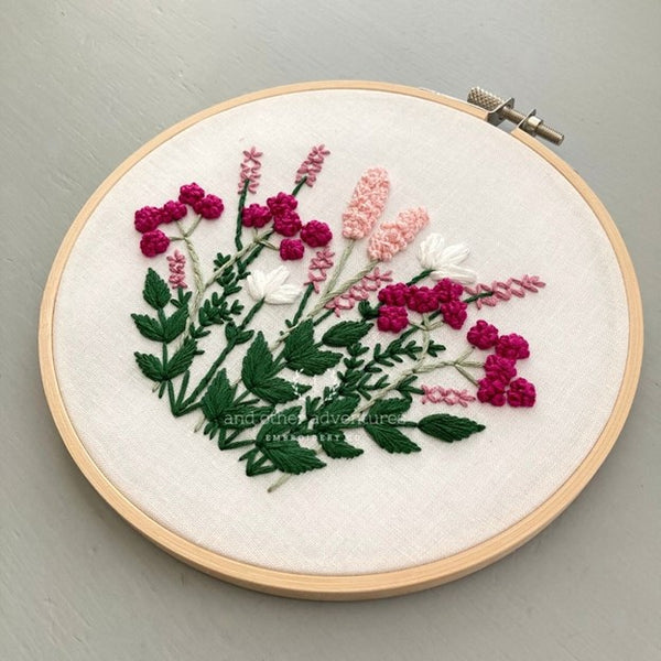 Embroidery Kit - Fuschia Daydream