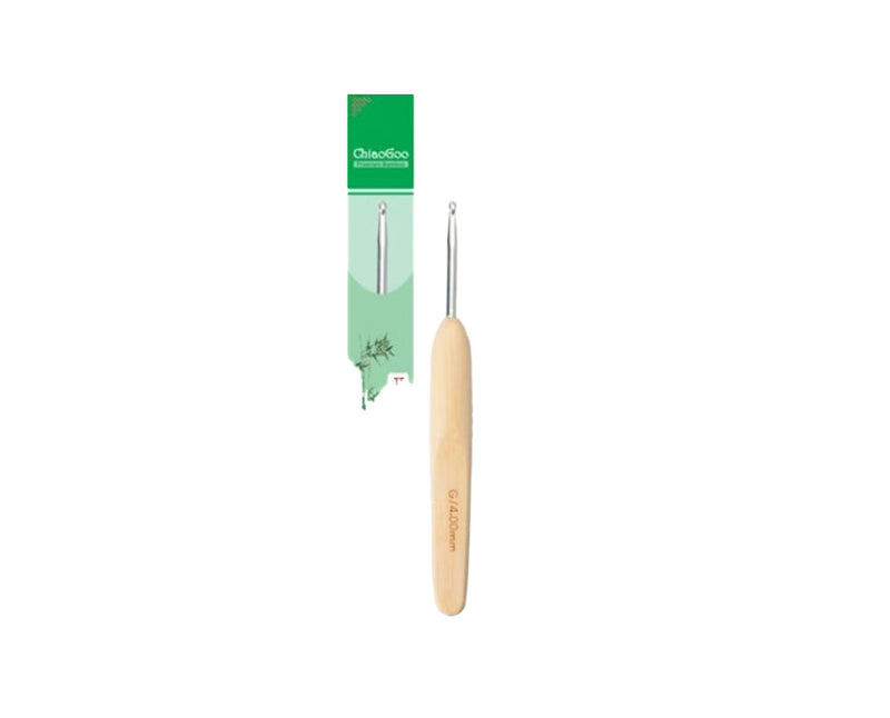 Chiaogoo Bamboo/Metal Head Crochet Hook