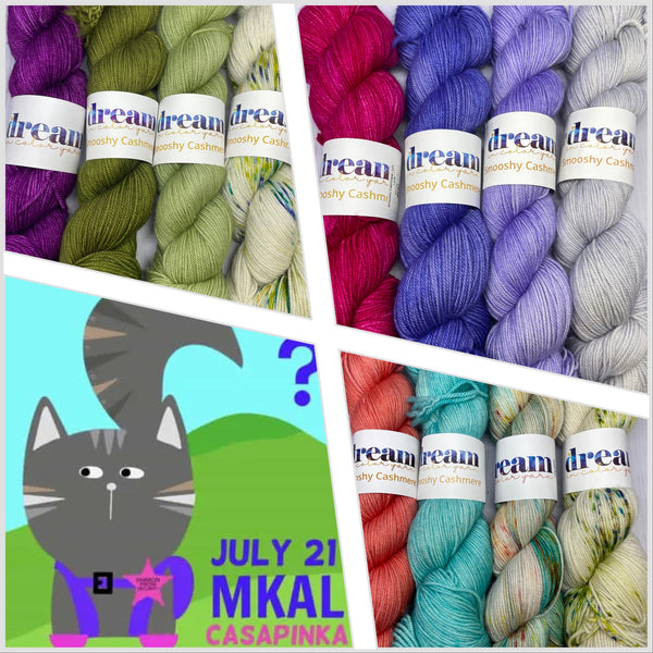 Sharon on the Trail - Casapinka July 2023 MKAL - Dream in Color Smooshy with Cashmere