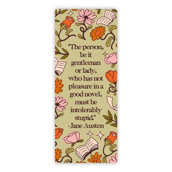 Jane Austen Quote Bookmark Sticker