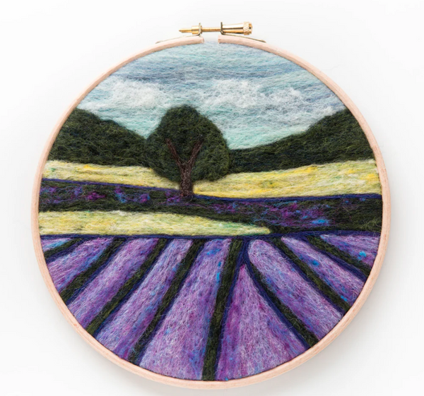 Lavender Fields Needle Felting Kit