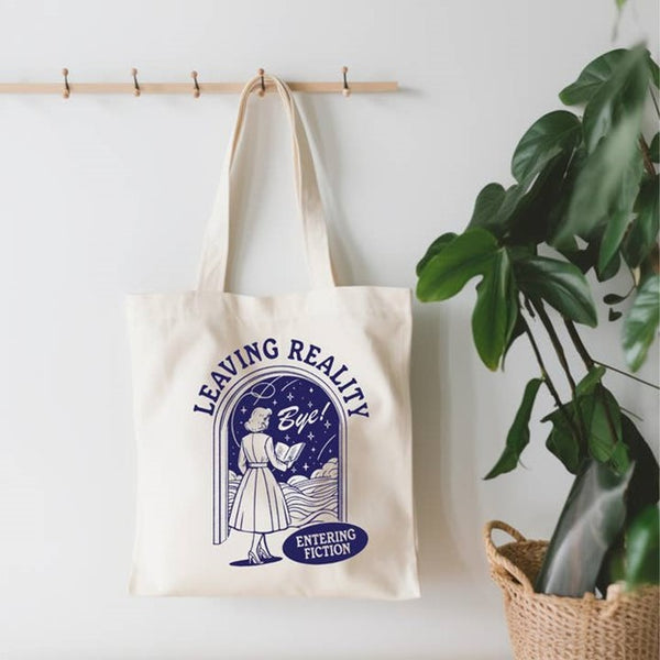 Leaving Reality Canvas Tote Bag