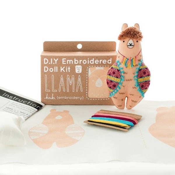 Embroidery Starter Kit - Llama