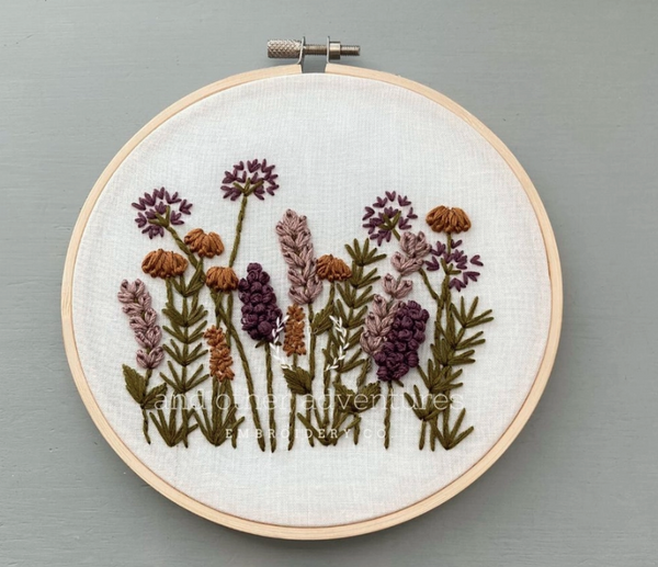 Embroidery Kit - Meadow Plum