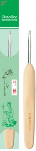 Chiaogoo Bamboo/Metal Head Crochet Hook