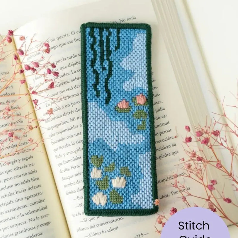 Claude Monet - Water Lilies Bookmark Needlepoint Kit