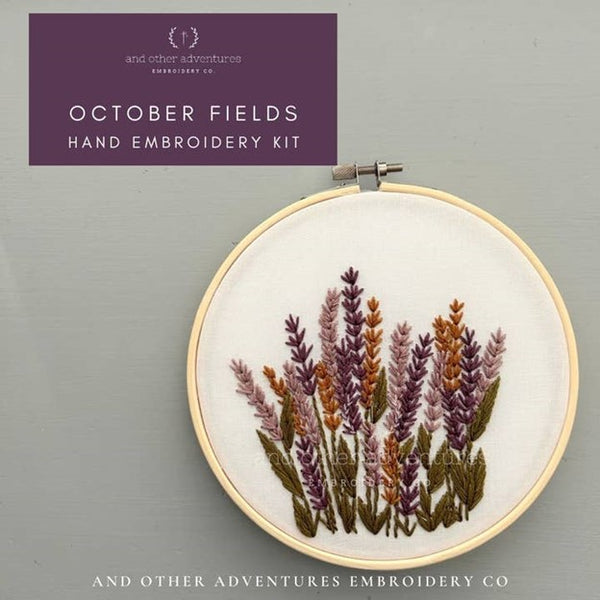 Embroidery Kit - October Fields