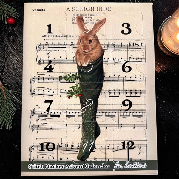 2026 Knitting Stitch Marker Advent Calendar