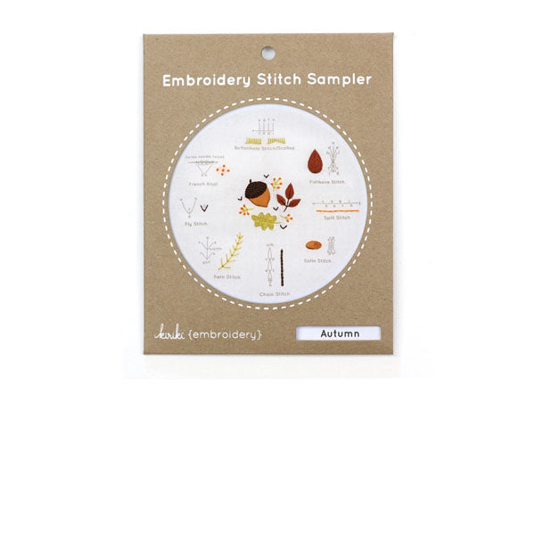 Embroidery Stitch Sampler - Autumn – Quixotic Fibers
